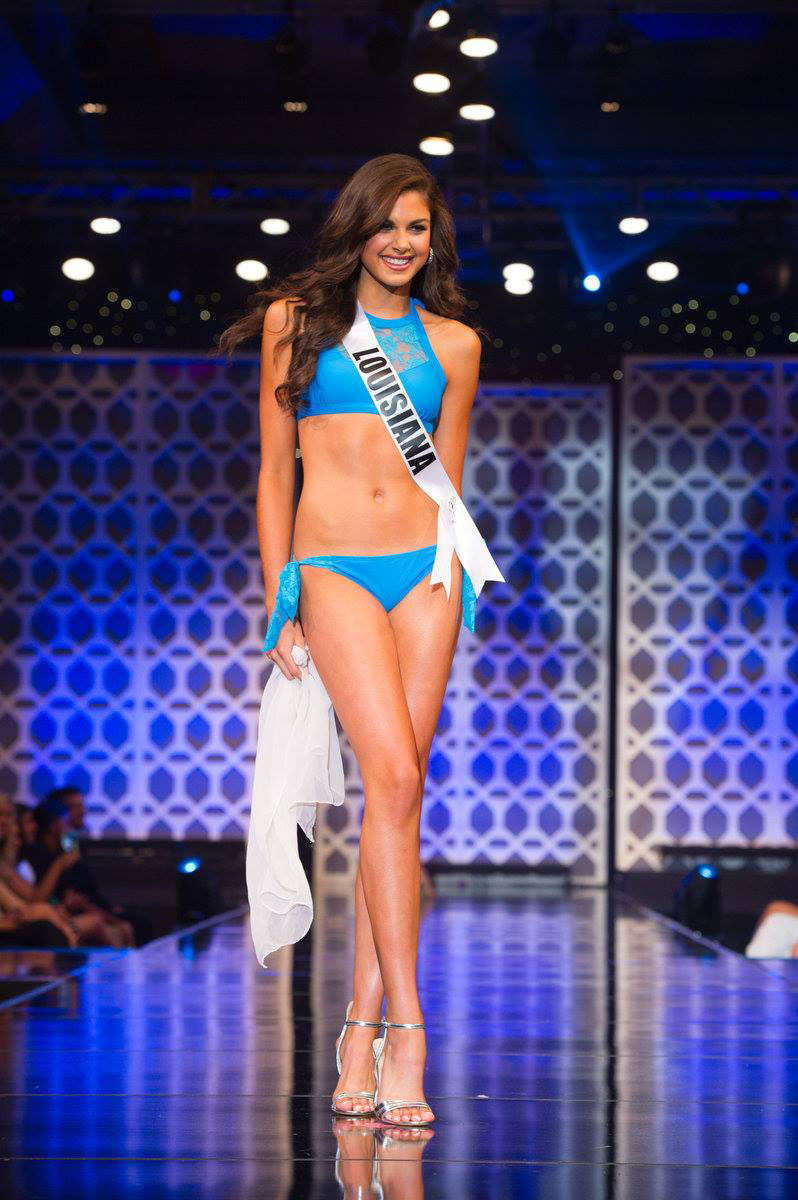 Phần dự thi áo tăm của Đương kim Miss Teen USA - Ảnh: FB Miss Teen USA