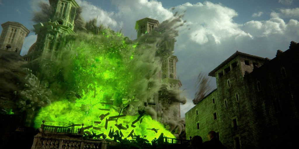 Cuộc tấn công bằng lửa xanh đánh sập Thần Điện Ảnh: HBO