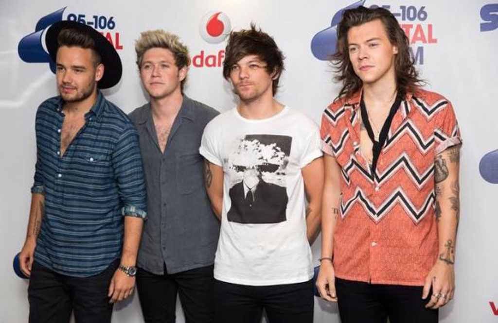 One Direction là nhóm nhạc nam có vị trí cao nhất trong danh sách (Reuters)