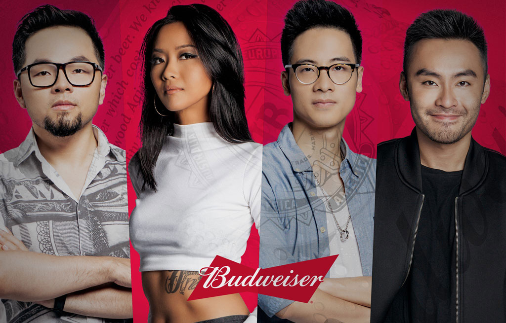 Bốn thành viên, một tinh thần “Không Lùi Bước” cùng những khí chất riêng biệt đã tạo nên một đội nhóm hoàn hảo. Sứ mệnh của họ chính là cùng Budweiser đưa những trải nghiệm đỉnh cao đến với giới trẻ Việt.