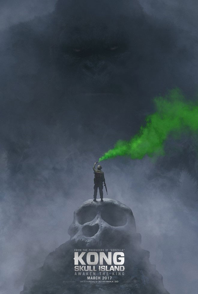 Tấm poster đầu tiên của Kong: Skull Island - Ảnh: Chụp màn hình Cinema Blend
