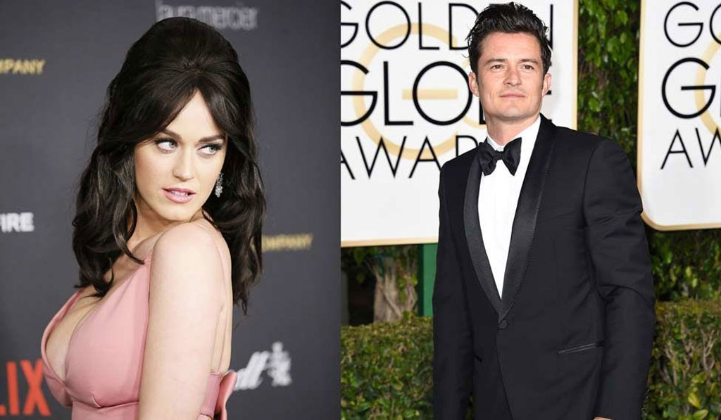 Orlando Bloom và bạn gái mới, nữ ca sĩ Katy Perry - Ảnh: Reuters