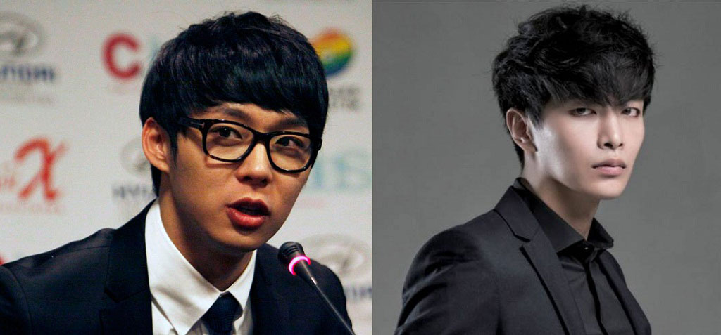  Park Yoo Chun và Lee Min Ki cũng là những nghệ sĩ liên quan tới các vụ bê bối tình dục tại đây - Ảnh: AFP/Getty Images, Chụp màn hình Allkpop