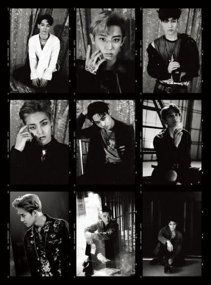 Hình ảnh EXO trong album mới - ẢNH: CHỤP MÀN HÌNH ALL KPOP