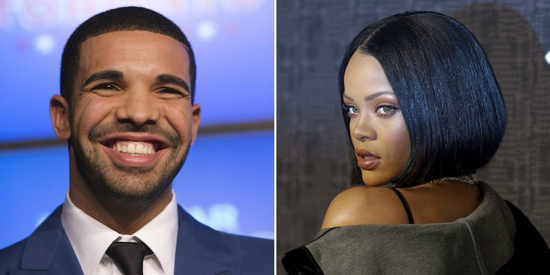 Cả hai đã có buổi hẹn hò sau khi Drake công khai thổ lộ tình cảm của mình với Rihanna trước công chúng - Ảnh: Reuters