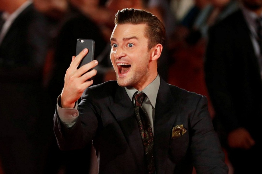 Khoảnh khắc hài hước của Justin Timberlake tại Liên hoan phim Quốc tế Toronto 2016 - Ảnh: Reuters