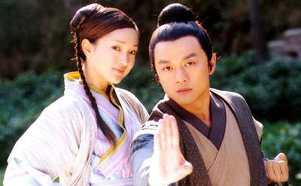 Lý Á Bằng và Châu Tấn trong vai Quách Tĩnh – Hoàng Dung cách đây 16 năm (Ảnh: CCTV