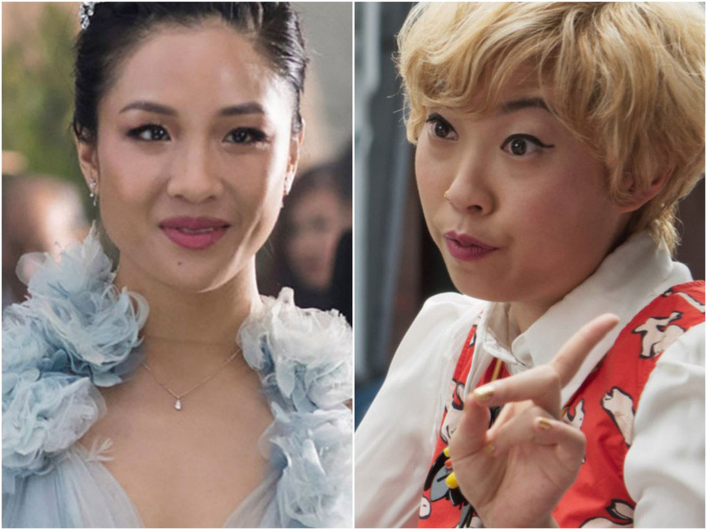 Awkwafina và Constance Wu hai gương mặt quen thuộc của Crazy Rich Asians được vinh danh ở hạng mục Ngôi sao phim hài kịch xuất sắc nhất trong khi bộ phim này xuất hiện trong đề cử Phim hài xuất sắc nhất (Ảnh: Warner Bros