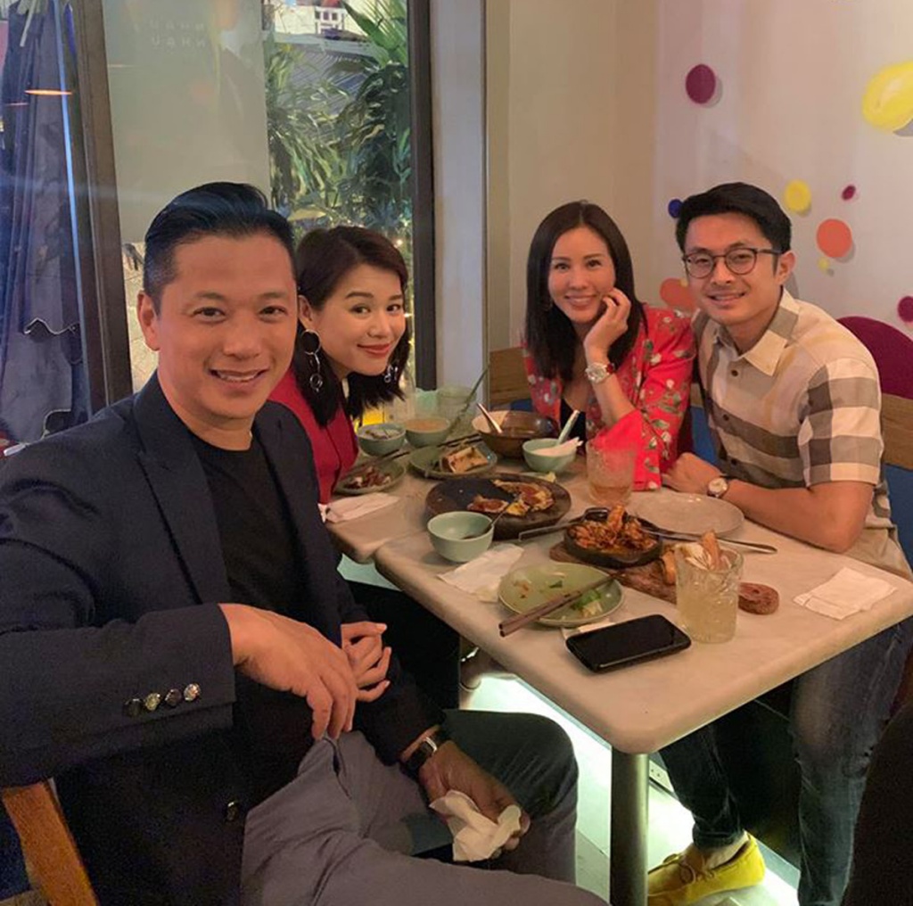 Vợ chồng nữ diễn viên có nhiều thời gian trải nghiệm ẩm thực Việt hoa hậu Thu Hoài và bạn trai (Ảnh: Facebook NV)