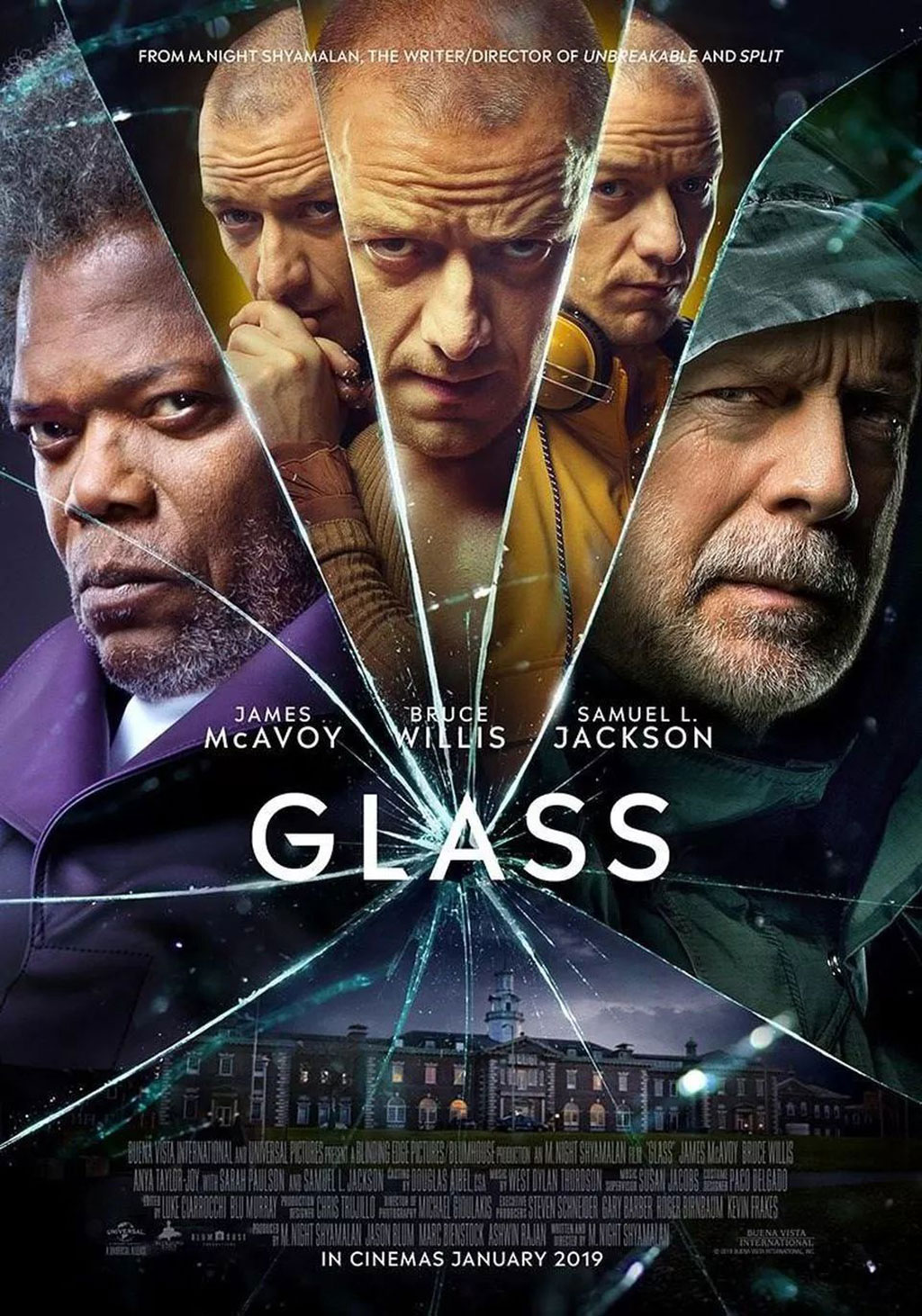  Glass của đạo diễn M. Night Shyamalan là phim kinh dị tâm lý được mong chờ trong 2019. Ảnh: Universal Pictures