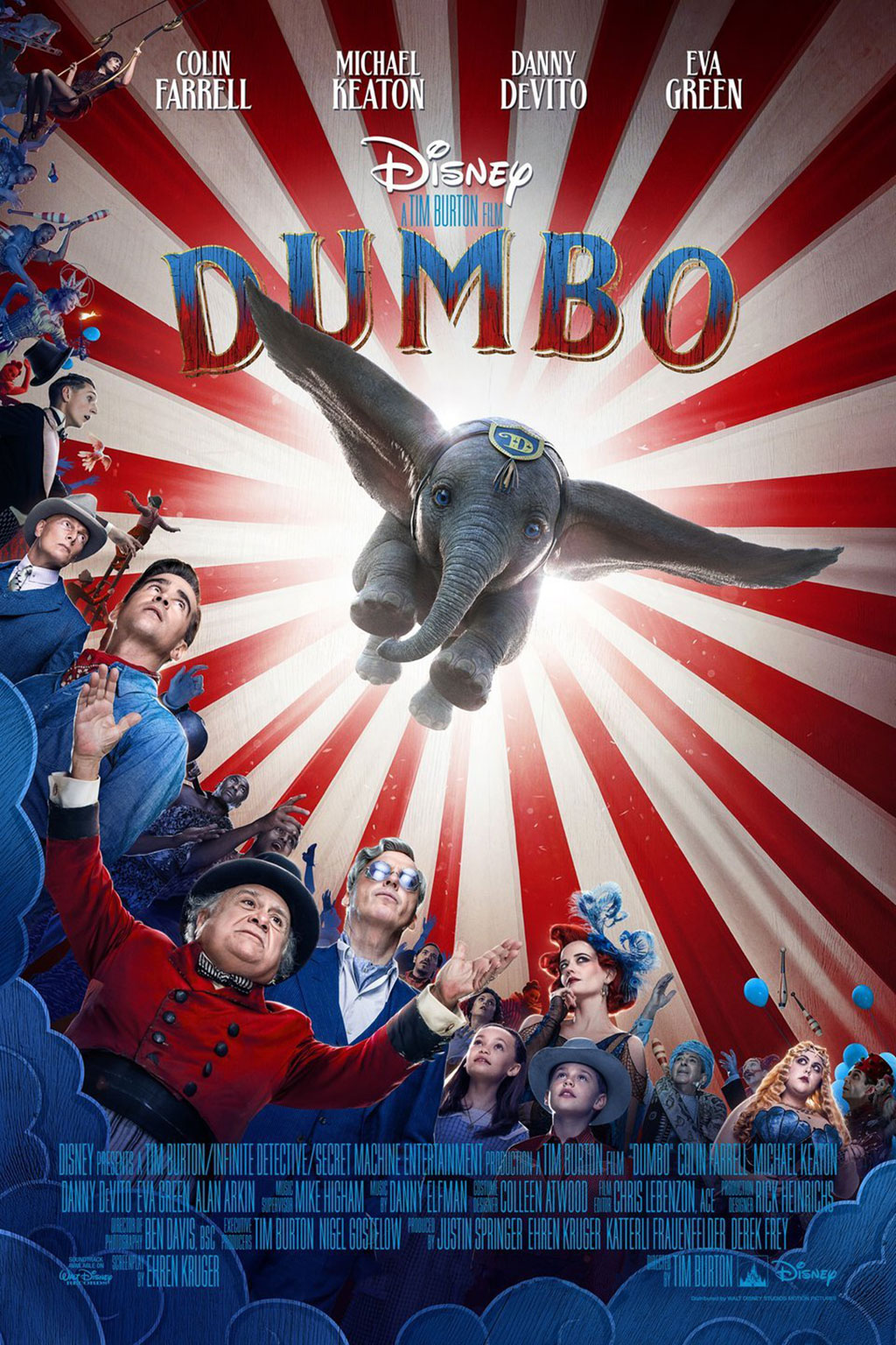 Chú voi Dumbo sẽ trở lại trong phiên bản phim người đóng. Ảnh: Walt Disney Pictures