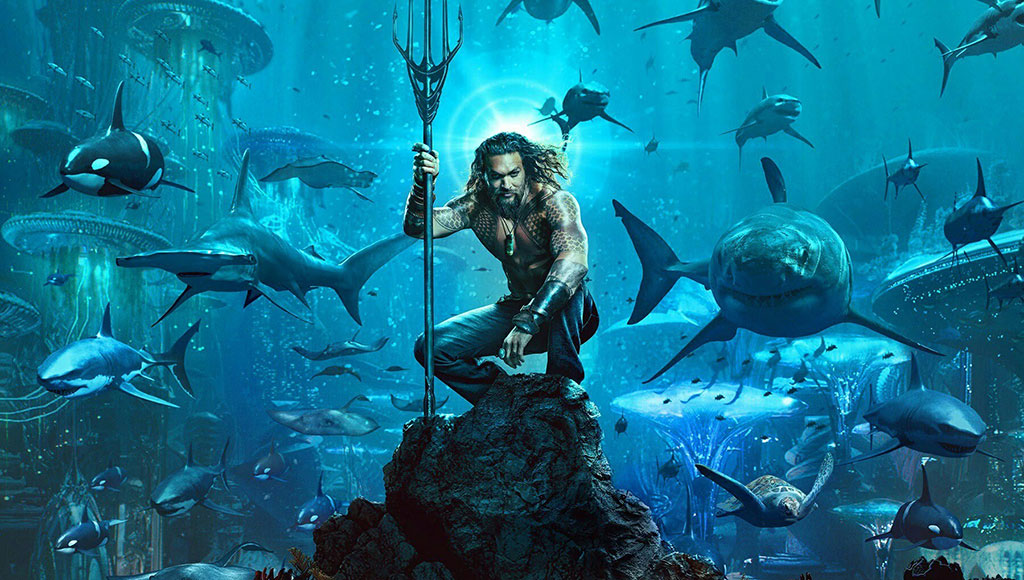 Aquaman "cứu rỗi" nhà DC tháng cuối năm 2018 với chiến thắng giòn giã tại phòng vé nhờ doanh thu toàn cầu trên 748,7 triệu USD, trong đó ở thị trường Mỹ, doanh thu của phim trên 188,7 triệu USD. Hiện "cơn sóng" Aquaman đang càn quét nhiều thị trường phim ảnh trên thế giới, trong đó có Trung Quốc. Ảnh: Warner Bros. Pictures