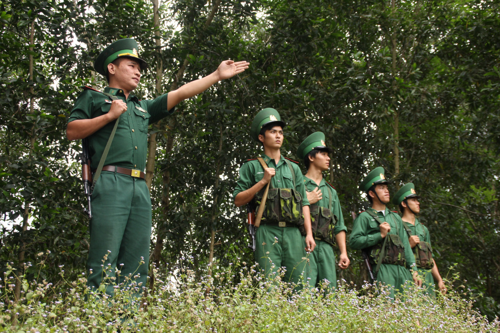 Biên giới Tây Ninh được bảo vệ vững chắc. Ảnh: Giang Phương