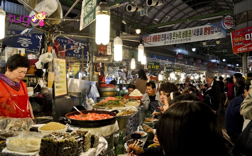 Chợ đêm luôn là địa điểm hấp dẫn du khách khi đến với Seoul