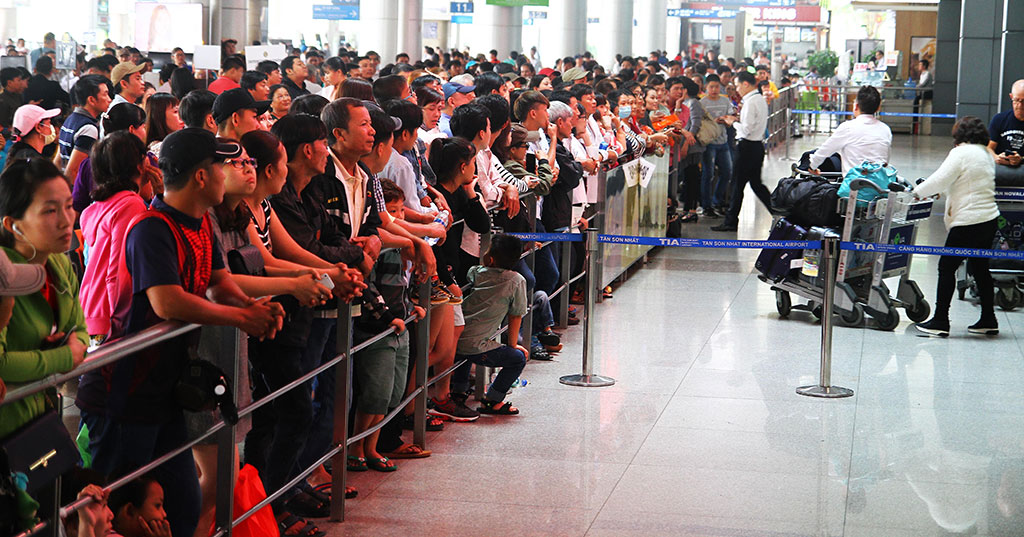 Nhà ga T3 là dự án cấp bách để giải quyết tình trạng quá tải sân bay Tân Sơn Nhất Ảnh: Phạm Hữu