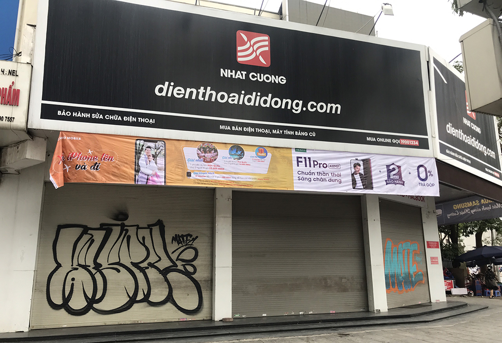 Cửa hàng của Nhật Cường ở Hà Nội đóng cửa ngày 9.5