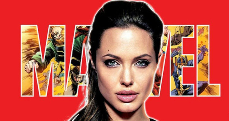 Minh tinh Angelina Jolie từng gây sốc khi góp vai trong The Eternals. Ảnh: Chụp màn hình