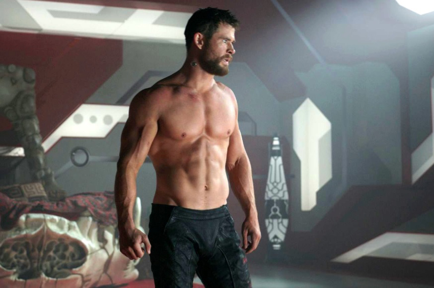 Chris Hemsworth gây ấn tượng với thân hình lực lưỡng. Ảnh: Marvel