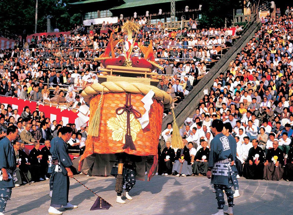 Các điệu múa trong lễ hội Nagasaki Kunchi.