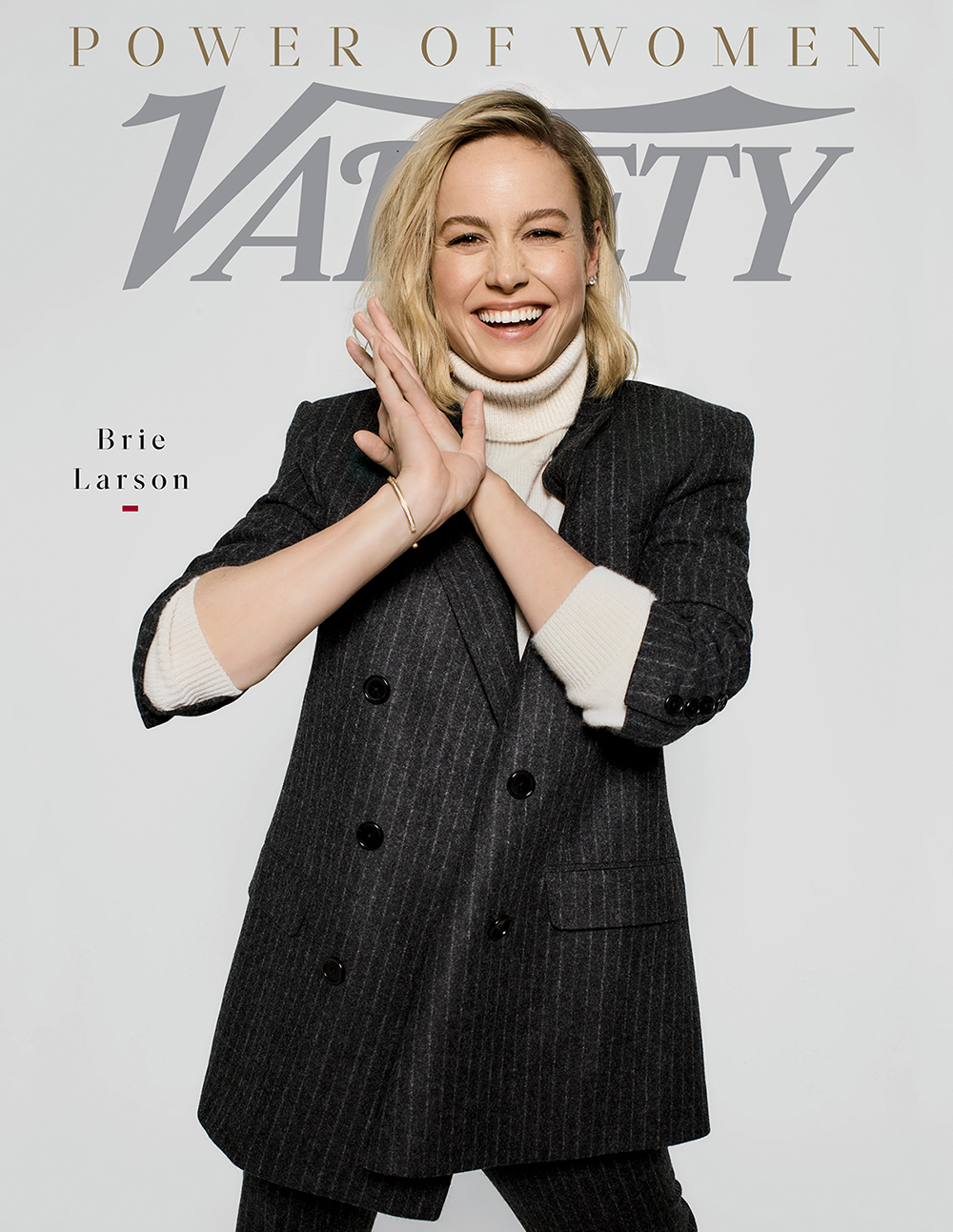 Brie Larson rạng rỡ trên Variety - Ảnh: Chụp màn hình Variety