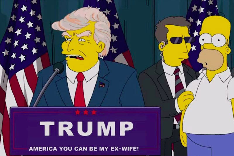 The Simpsons ''dự đoán'' Donald Trump sẽ trở thành Tổng thống Mỹ. Ảnh: 20th Century Fox