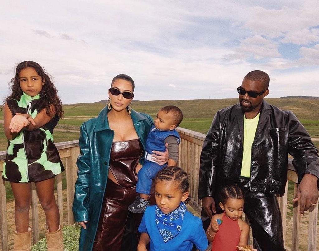 Gia đình Kim Kardashian - Kanye West. Ảnh: Instagram NV