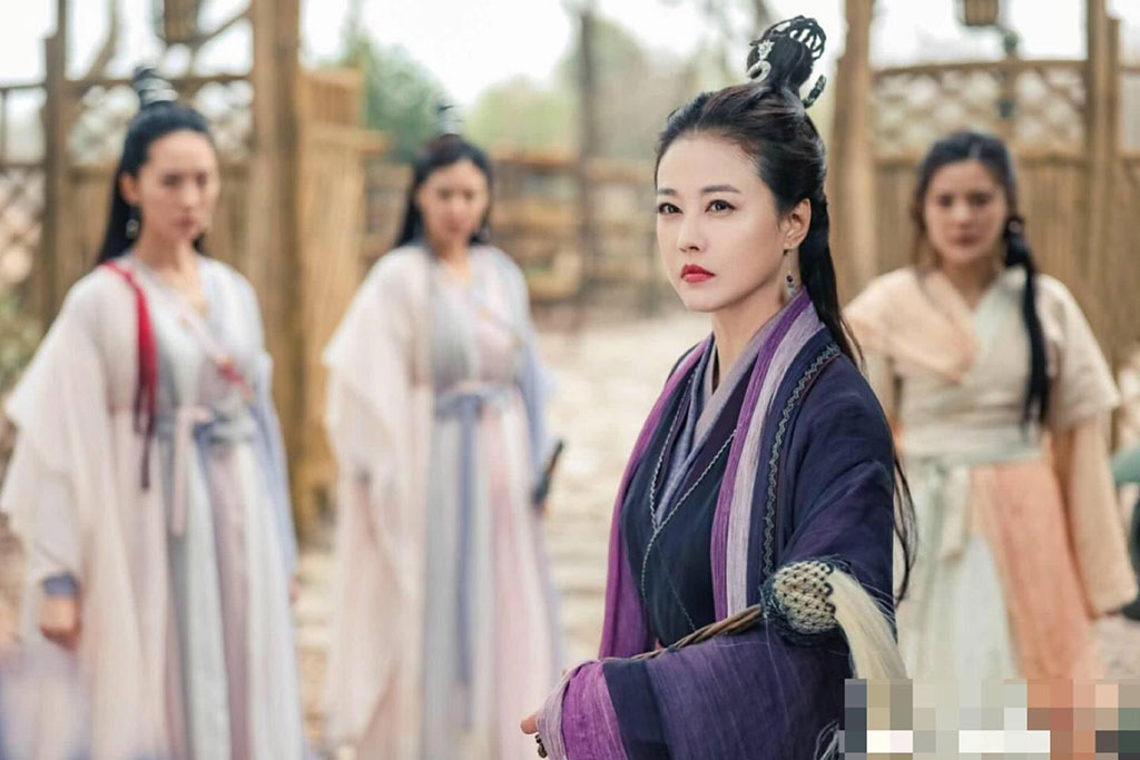 Vẻ đẹp của Châu Hải Mỵ trong tạo hình vai Diệt Tuyệt sư thái phiên bản 2019 (Ảnh: Weibo)