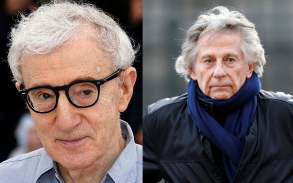 Woody Allen (bên trái) và Roman Polanski (bên phải). Ảnh: Reuters
