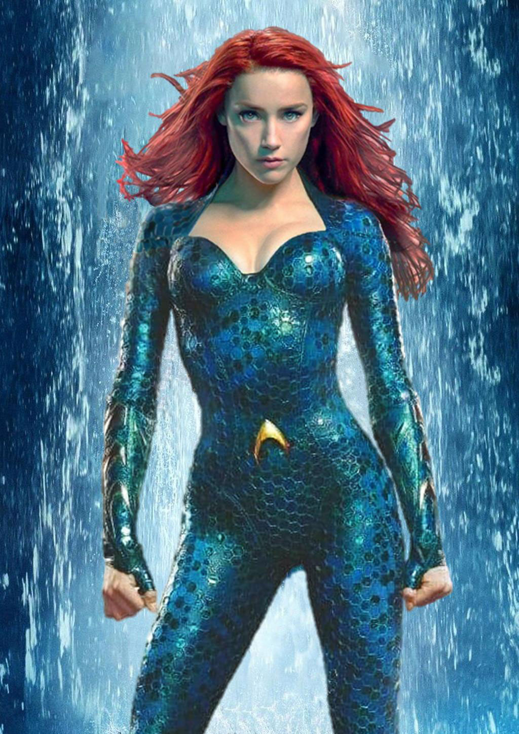 Tạo hình của Amber Heard trong Aquaman. Ảnh: Warner. Bros.