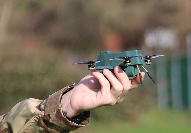 Kích cỡ nhỏ gọn giúp thiết bị dễ dàng ngụy trang Ảnh: BAE Systems/ UAVTEK