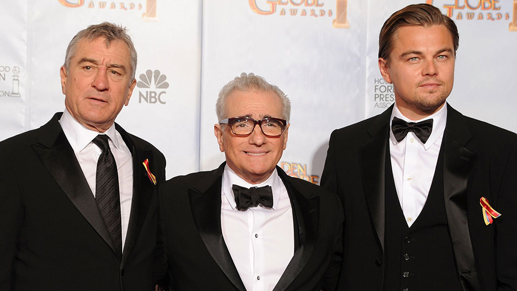 Robert De Niro và Leonardo DiCaprio từng tham gia nhiều phim của Martin Scorsese. Ảnh: Getty images