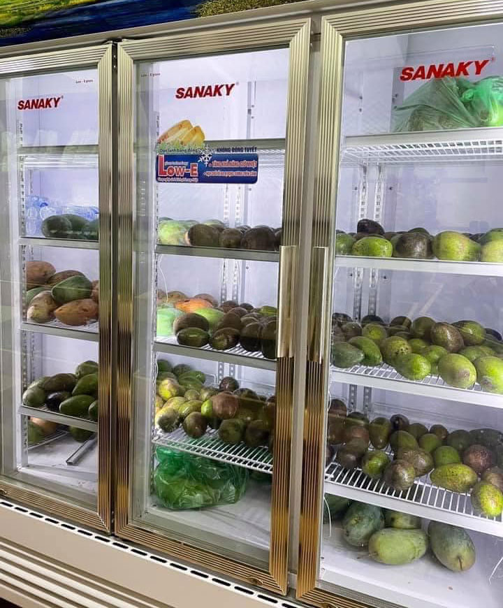 Cửa hàng thực phẩm sạch của chị Huyền trở thành nơi mở siêu thị 0 đồng Ảnh:NVCC