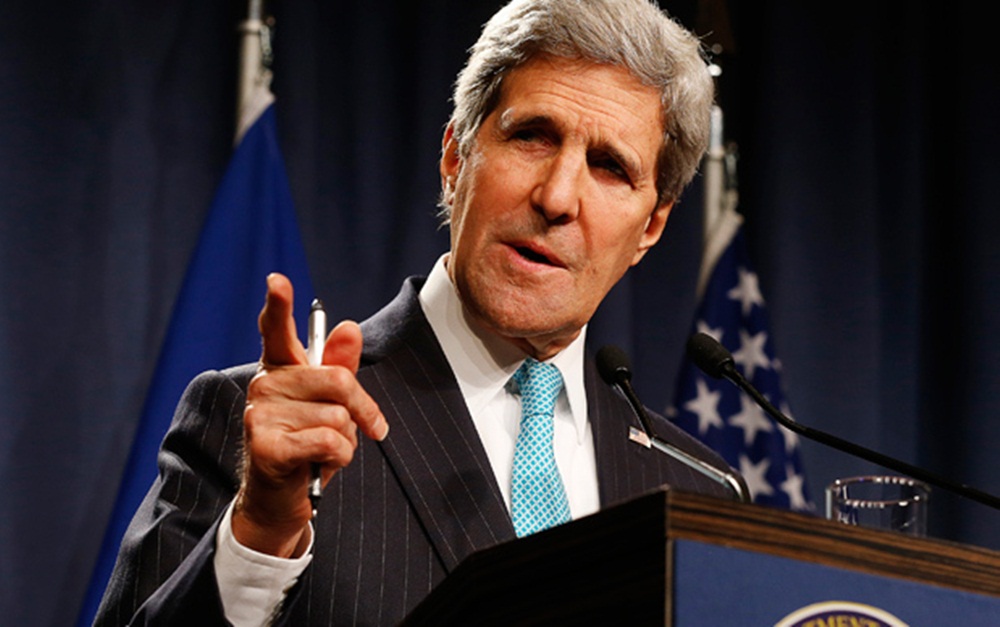 Ngoại trưởng Mỹ John Kerry cho biết kế hoạch tăng cường tiếp nhận người tị nạn trong 2 năm tới - Ảnh: Reuters