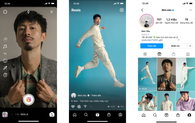 Tính năng 'Reels' trên Instagram hỗ trợ người dùng Việt Nam