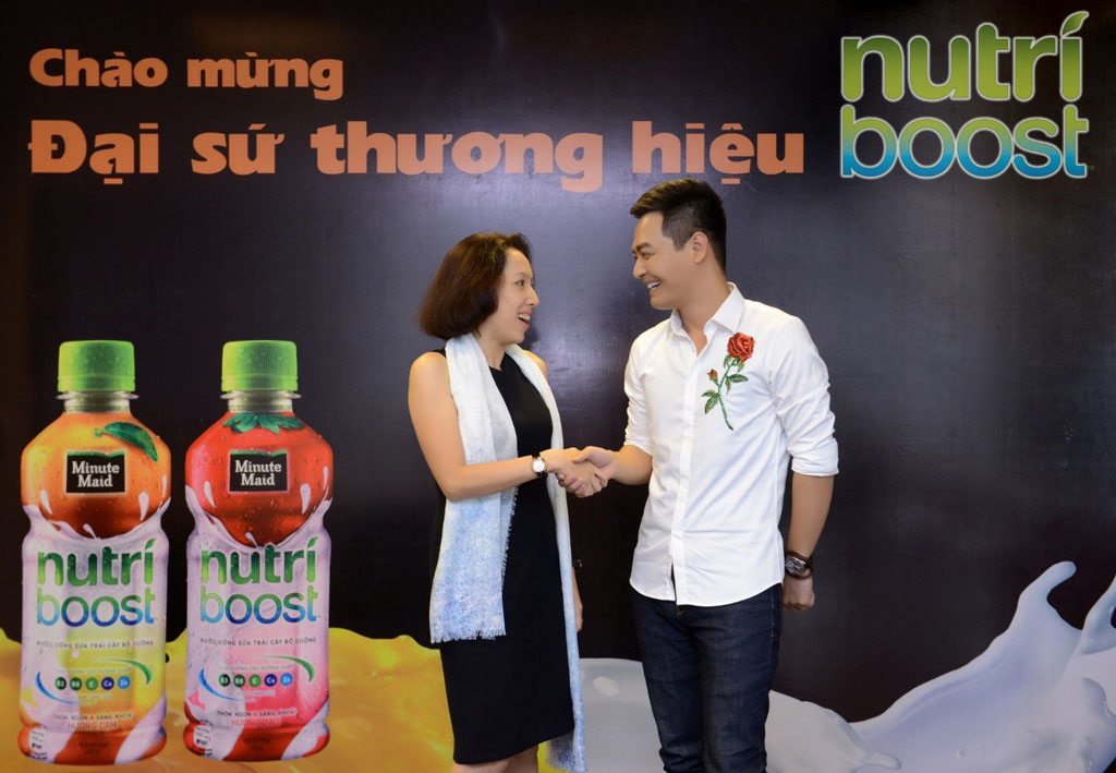 MC Phan Anh chính thức trở thành đại sứ thương hiệu của nhãn hàng Nutriboost từ đầu năm 2017