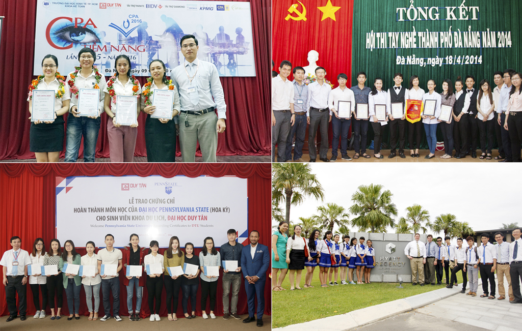 Sinh viên khối ngành Kinh tế, Quản trị và Du lịch ĐH Duy Tân luôn được tham dự nhiều cuộc thi, tham quan, và dã ngoại thực tế
