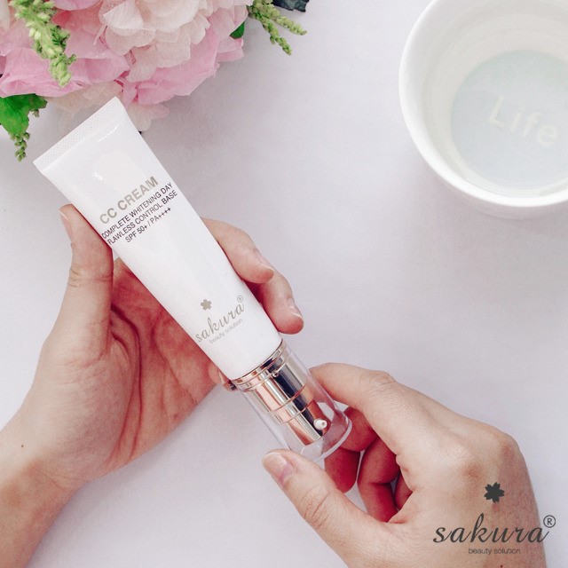 Kem chống nắng - trang điểm Sakura CC Cream