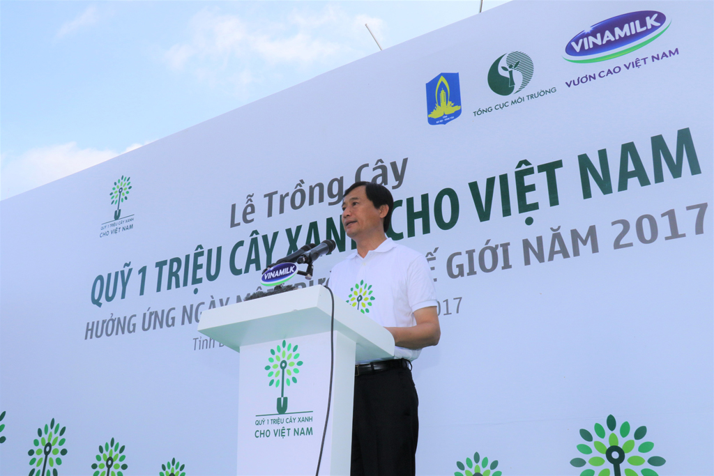 Ông Trần Minh Văn - Giám đốc Điều hành Công ty Vinamilk phát biểu tại sự kiện