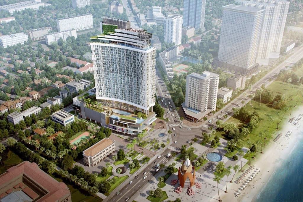 A&B Central Square thiết kế 100% các unit hotel đều hướng biển, theo hình ảnh cánh buồm căng gió ra khơi - là biểu tượng mới của phố biển Nha Trang. Đăng ký tham gia sự kiện tại: http://abnhatrang.vn/lien-he. Hotline: 0909.939.003.
