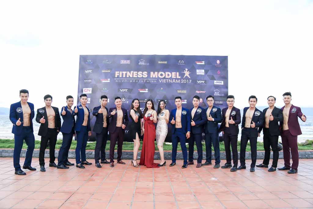 Những thí sinh khu vực miền Trung tham gia vòng bán kết cuộc thi Vietnam Fitness Model 2017 