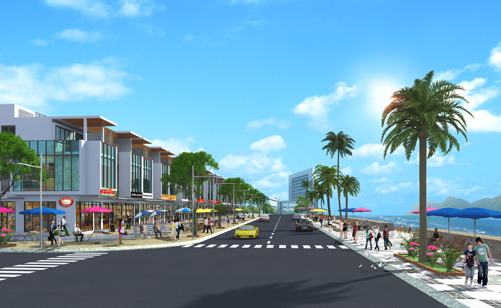Vietpearl City được định hướng trở thành khu vực phát triển thương mại, dịch vụ dành cho du khách đến Phan Thiết