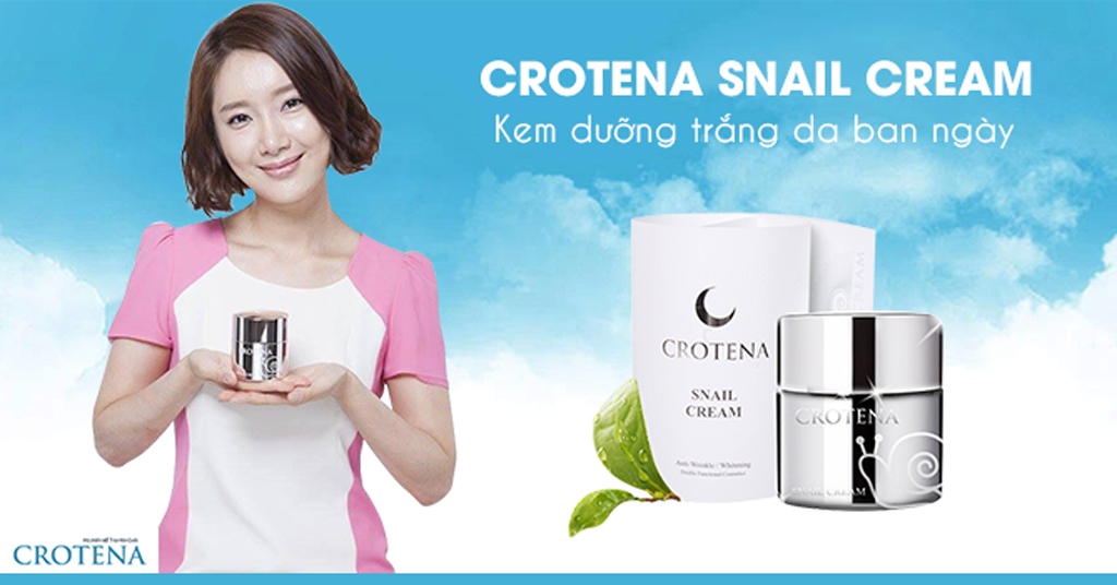 Kem dưỡng sáng da Crotena Snail Cream