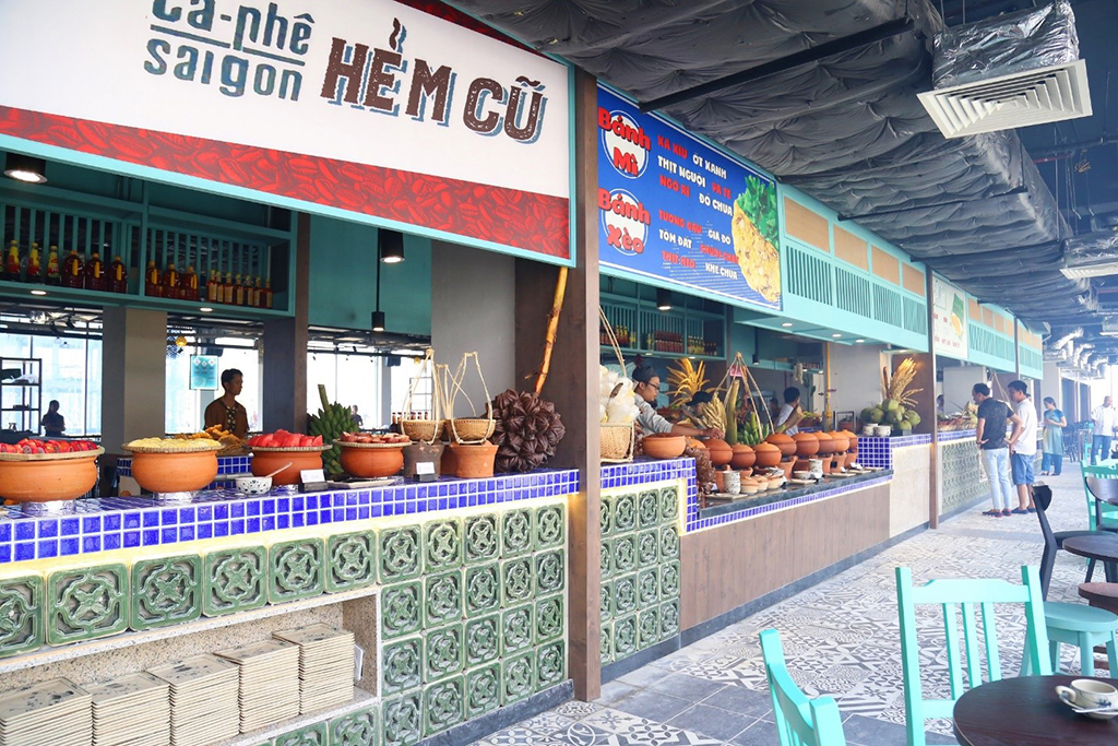 Chợ Xưa - hình ảnh yêu thương của phiên chợ quê với những món ăn truyền thống của Việt Nam.