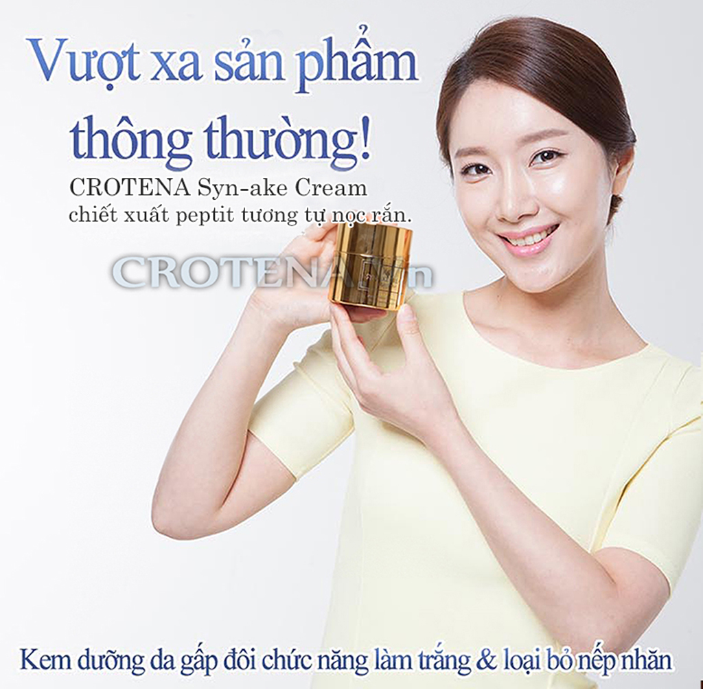 Kem dưỡng sáng da ban đêm Crotena Syn-Ake Cream