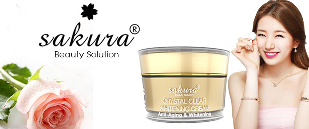 Kem dưỡng trắng da Sakura Anti – Aging Whitening Cream