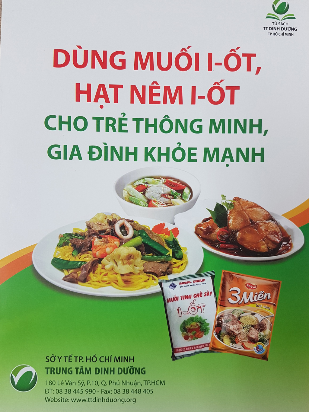 Khuyến cáo của Trung tâm Dinh Dưỡng TP.HCM