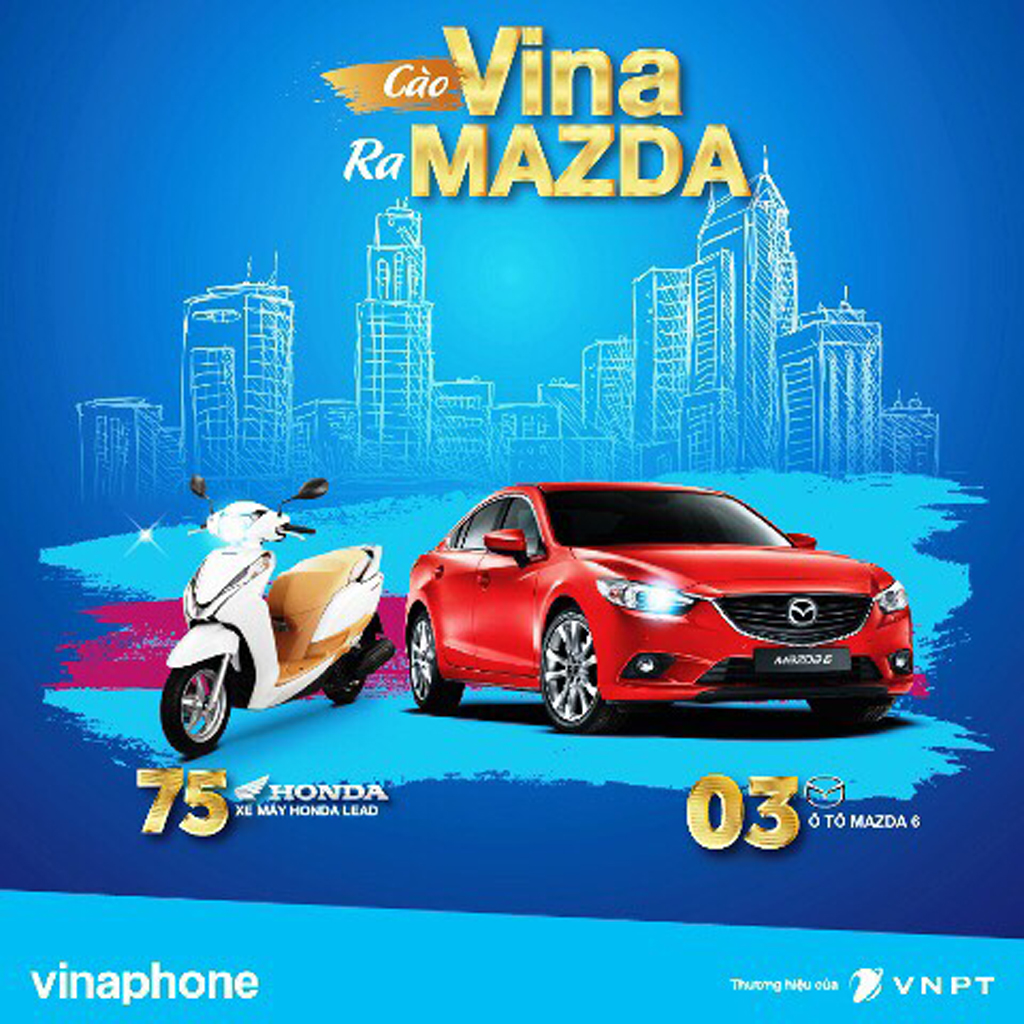 Chương trình khuyến mãi khủng “Cào Vina - ra Mazda”