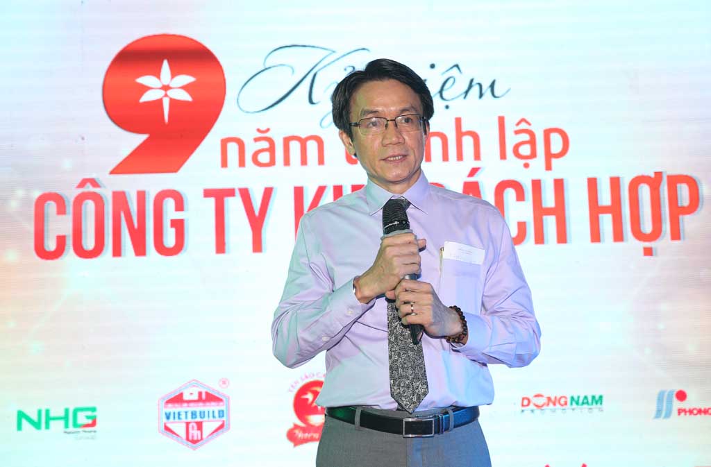 Anh Trần Việt Anh, Phó chủ tịch Hội Doanh nhân TP. HCM phát biểu tại sự kiện