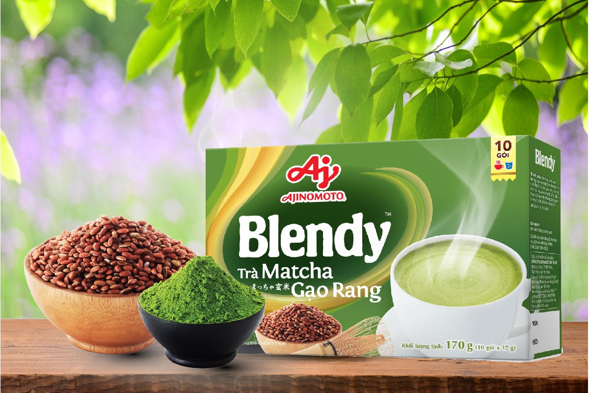 Sản phẩm chủ lực Blendy™ Trà Matcha Gạo Rang là hương vị hoàn toàn mới lạ trên thị trường