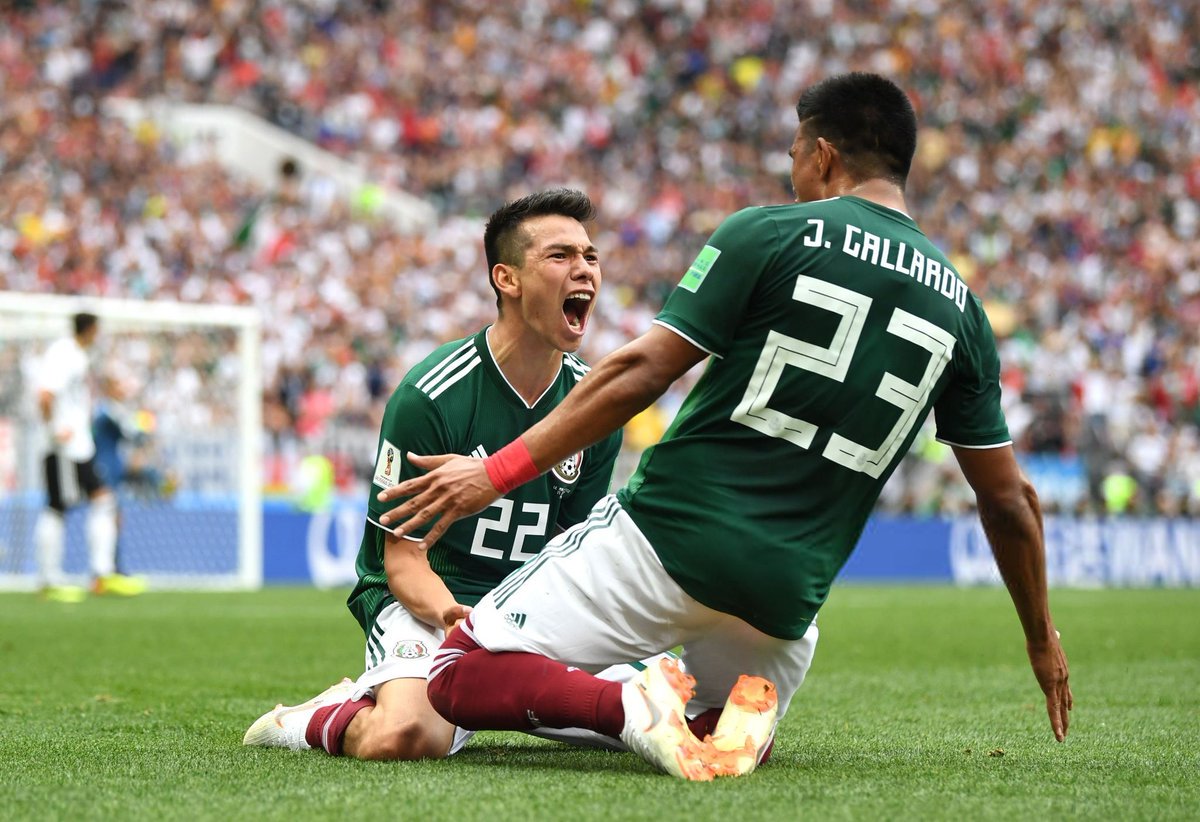 Nếu như Croatia tạo nên cơn địa chấn trước Argentina, thì Mexico cũng bất ngờ hạ gục đương kim vô địch Đức 1-0 ngay trận mở màn để gần như cầm chắc vé đi tiếp